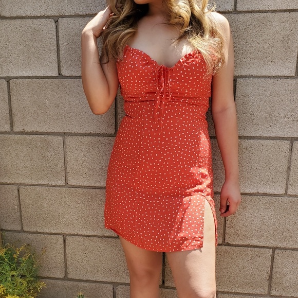 Ditsie Dot Mini Dress - Picture 1 of 1